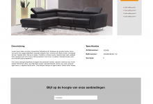 Afosto thema Meubels product pagina